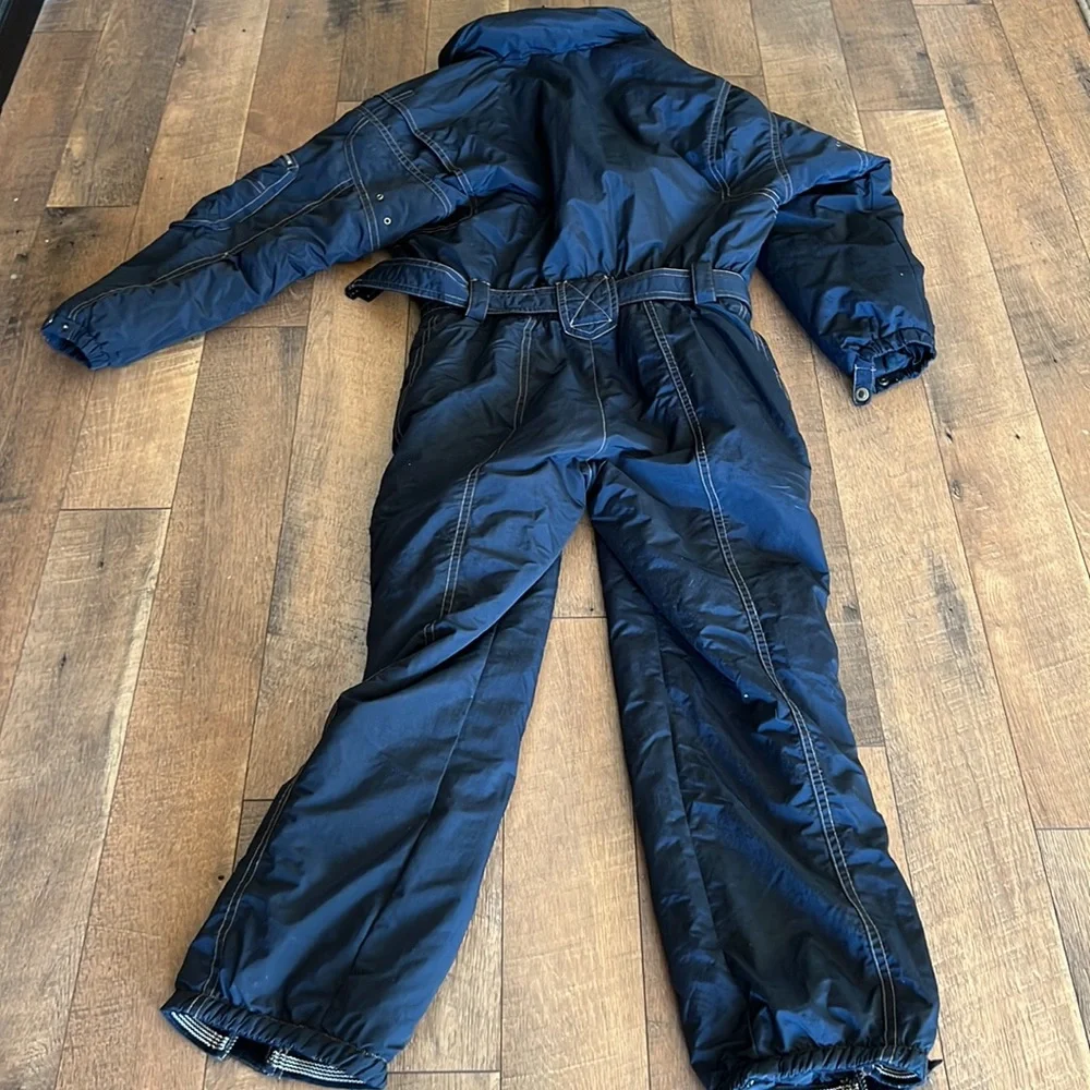 ossi skiwear belted suit black Sz M - Picture 13 of 15